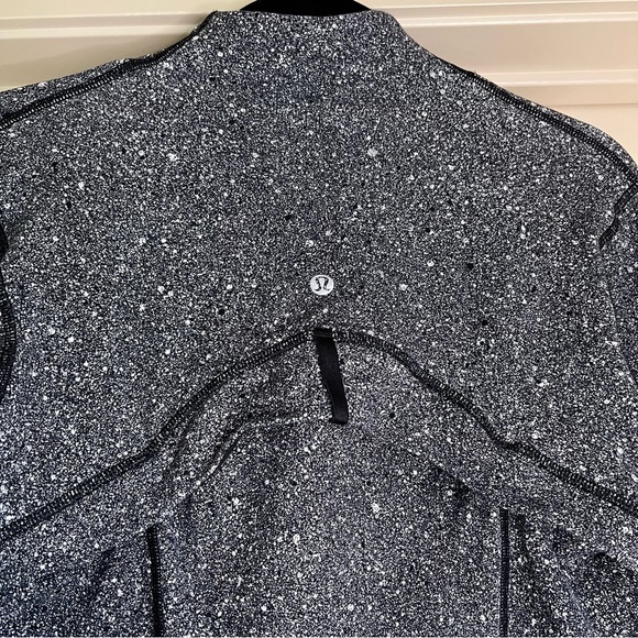 Lululemon Define Jacket Luminesce Splatter White Black size 8 - Picture 6 of 6